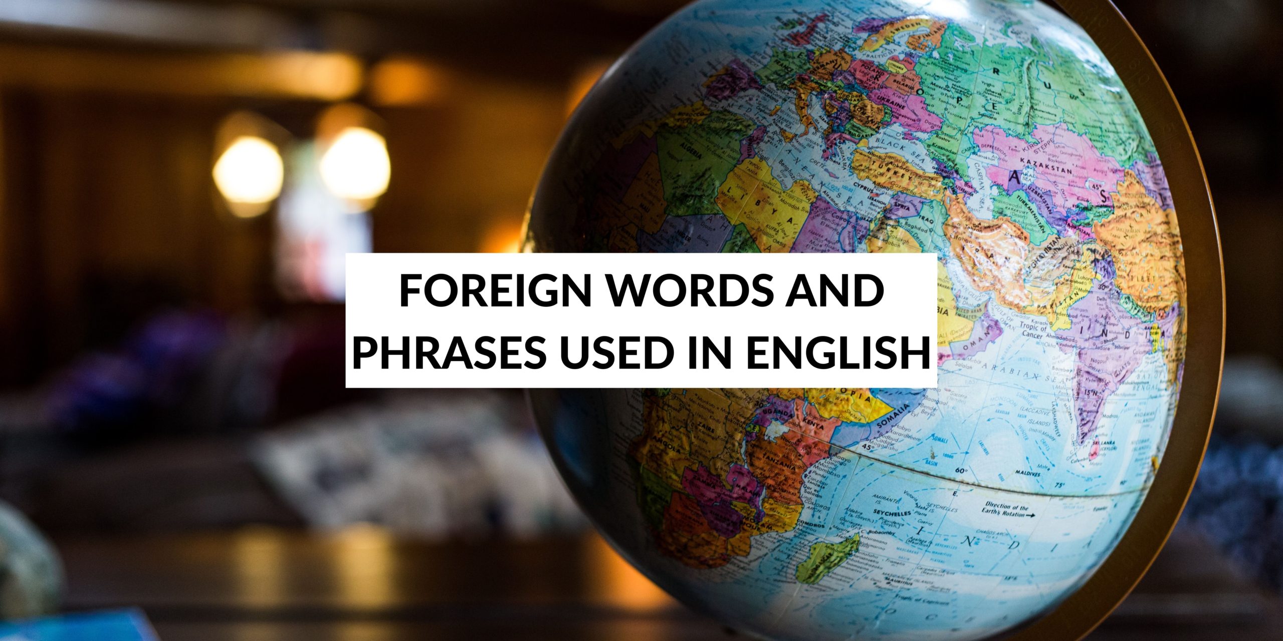 foreign words used in english word whizzle