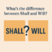 Difference between Shall and Will