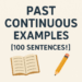 Past continuous examples