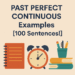 Past perfect continuous examples