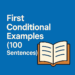 First conditional examples
